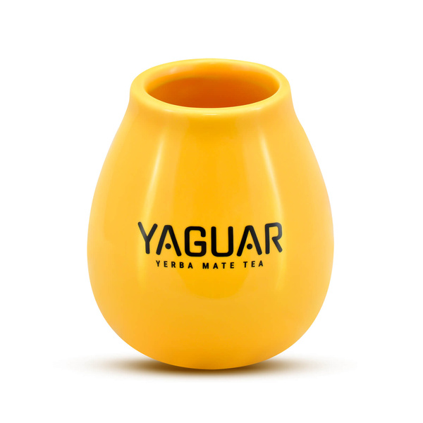 Yaguar Taza de Cerámica para Mate 350 ml - Amarillo