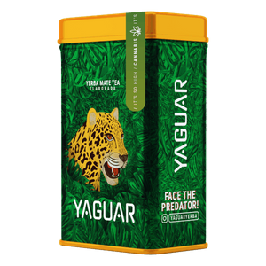 Yerbera – Boîte en métal + Yaguar Cannabis 0,5 kg