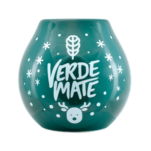 36 x Ceramic calabash with Verde Mate logo - Winter Time 350 ml