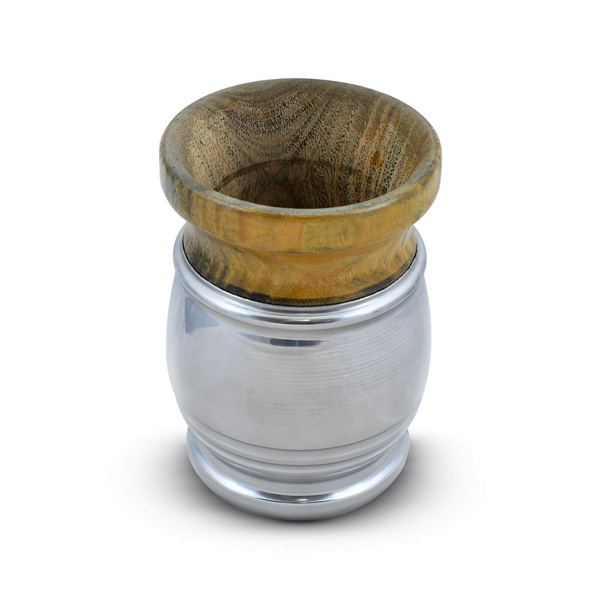 Pot à maté Palo Santo forgé avec métal – Pedro 170-220 ml
