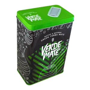 Yerbera – Lata metálica + Verde Mate Green Hangover 0,5 kg