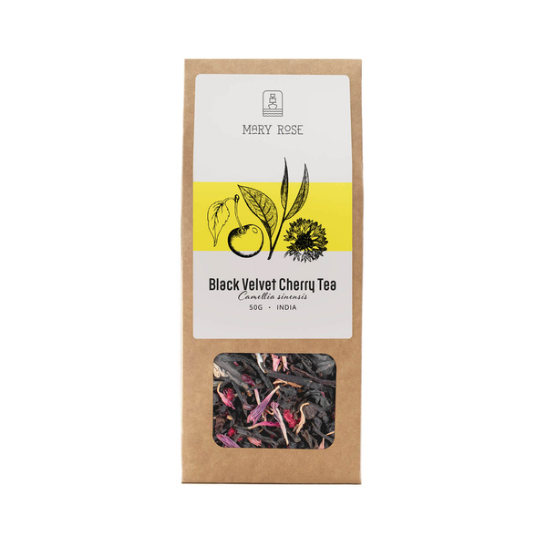 Mary Rose – Té Black Velvet Cherry – 50 g