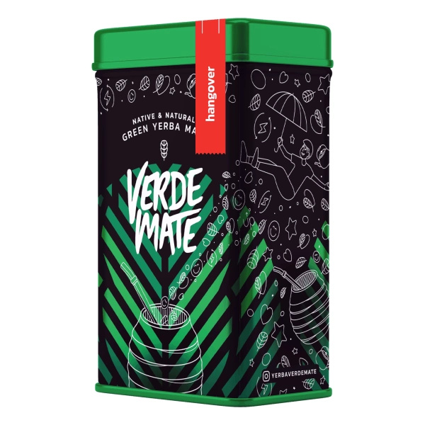 Yerbera – Tin can + Verde Mate Green Hangover 0.5kg 