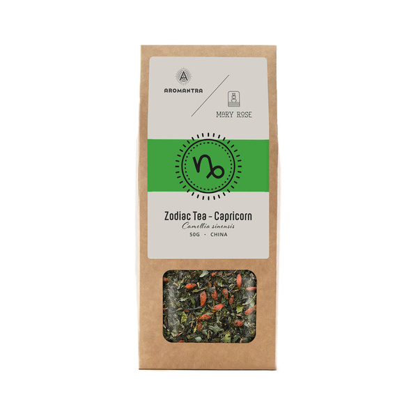 Aromantra x Mary Rose – Herbata zodiakalna – Koziorożec (czarna) 50 g