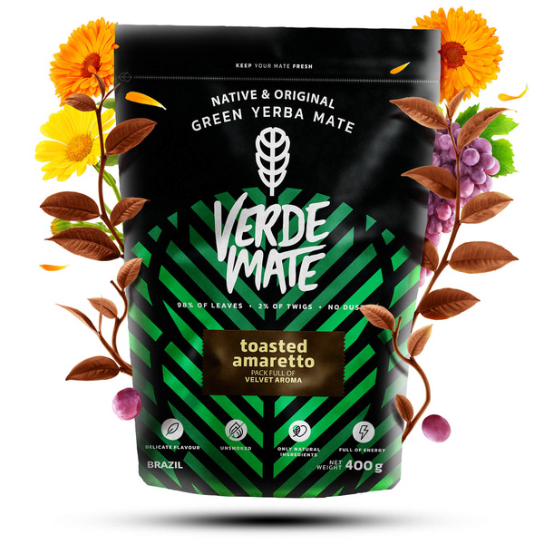 40 x Verde Mate Green Amaretto - Tostada 0.4kg