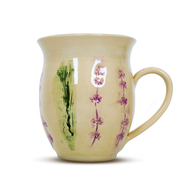 Kubek Ceramiczny Flora Pink 350 ml – seria Crater
