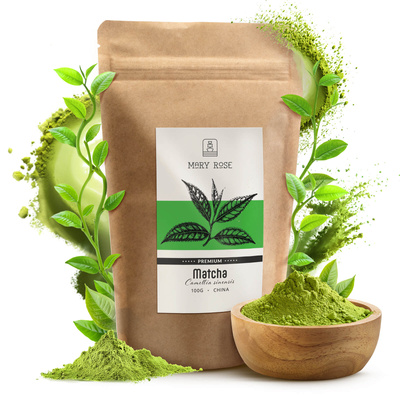Mary Rose – Čínský zelený čaj Matcha Premium 100 g