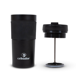 Cup Press Thermal Mug with French Press 400ml