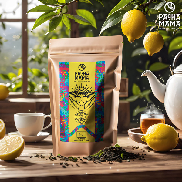 Guayusa Pachamama Menta Limón - bio certifikováno - máta a citron - 100g