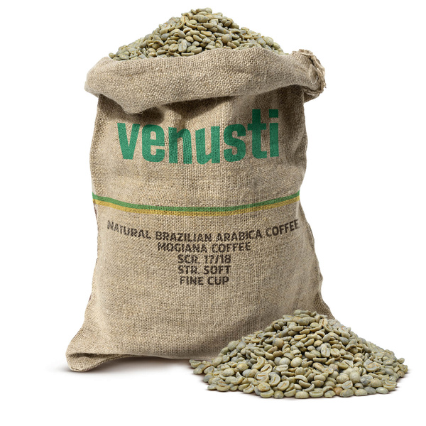 Brazilská celozrnná káva Arabica Mogiana 60 kg pytel