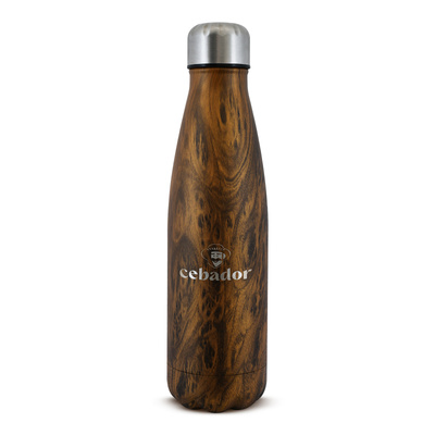 Botella térmica Cebador 500 ml – color madera