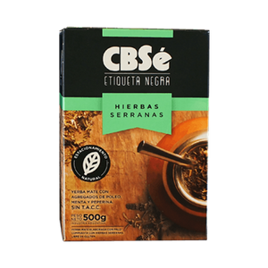 CBSé Etiqueta Negra – Hierbas Serranas 0.5kg