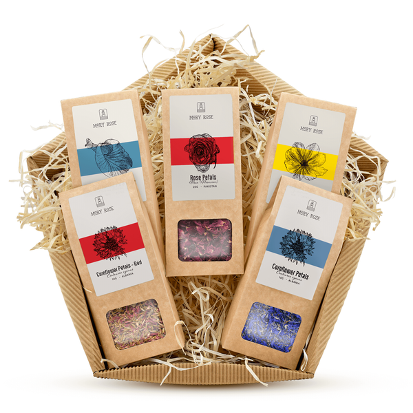 Set de regalo Mary Rose flores comestibles