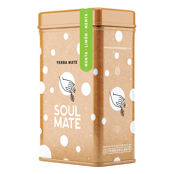 Yerbera – Plechovka + Soul Mate Orgánica Menta Limon 0,5 kg