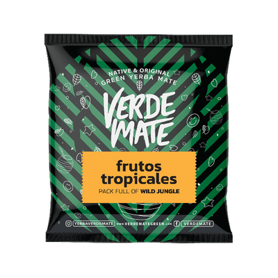 200 x Yerba Verde Mate Frutos Tropicales 50g
