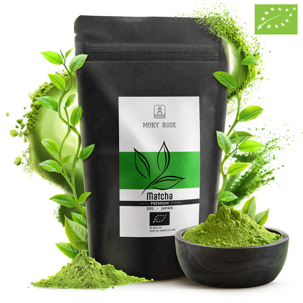 Mary Rose – Japońska Herbata Zielona Matcha (BIO) Premium 30 g