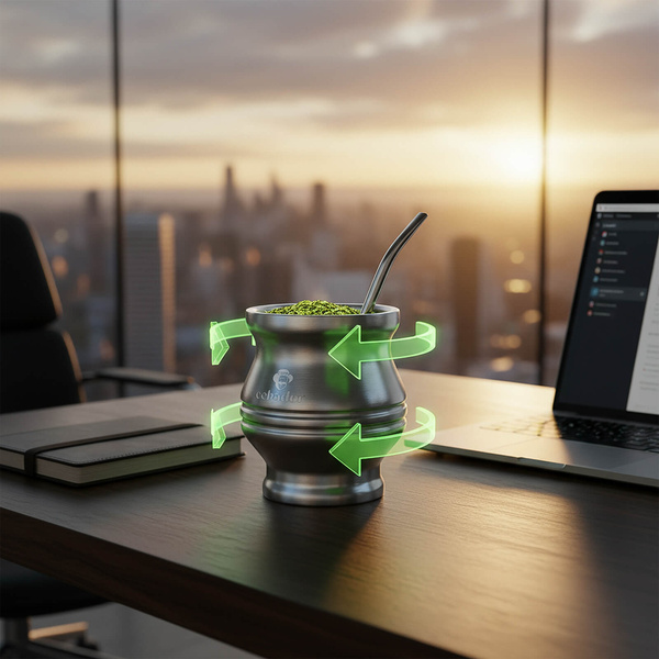 TermoColador – tasse isotherme pour yerba maté – 190 ml (argenté)