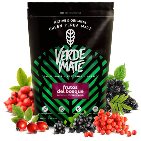 560 x Verde Mate Green Frutos del Bosque 0,5kg