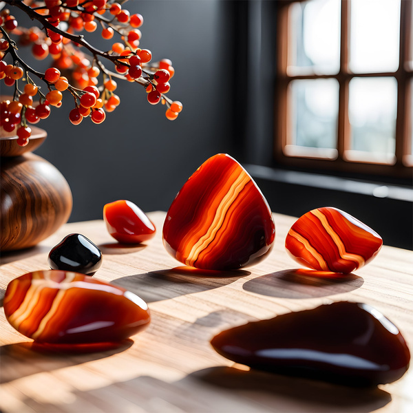 Cornaline (pierre brute) 1 pièce