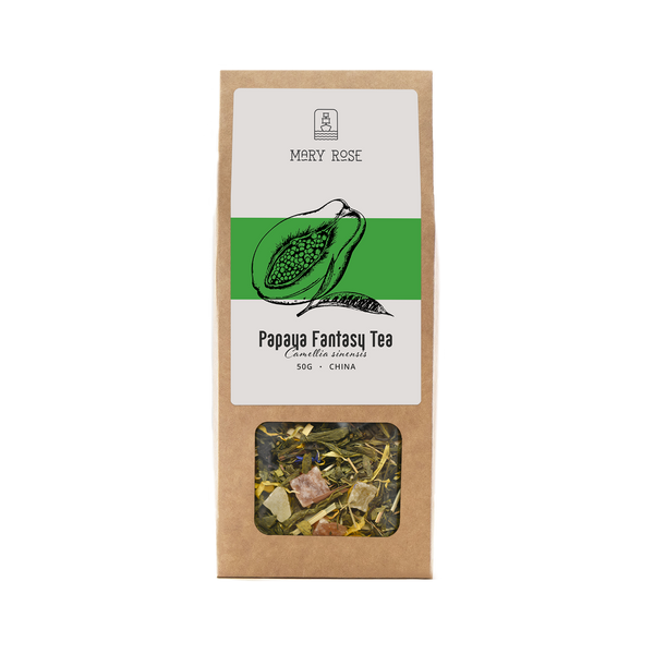 Mary Rose - Papaya Fantasy Green Tea - 50g