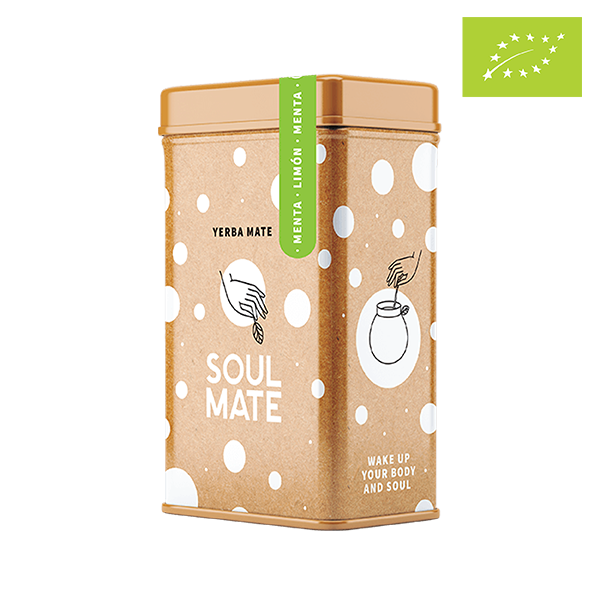 Yerbera – Scatola di latta + Soul Mate Orgánica Menta Limon 0,5 kg