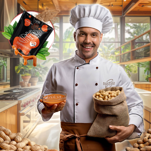 Nustino – Mantequilla de cacahuete en polvo – Salted Caramel (sin azúcar añadido) 400 g