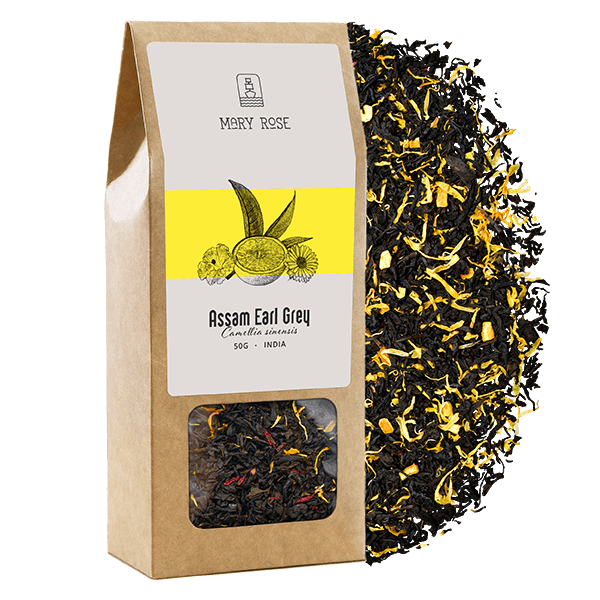 Mary Rose - Assam Earl Grey černý čaj - 50g