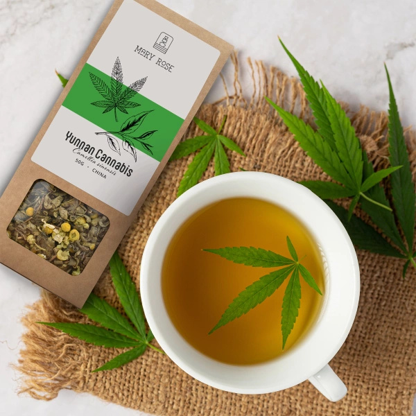 Mary Rose - Tè Yunnan Cannabis - 50 g