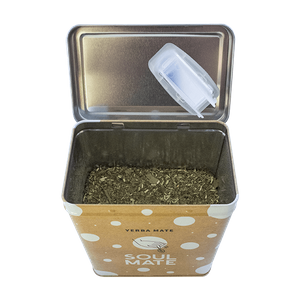 Yerbera – Boîte en métal + Soul Mate Orgánica Guayusa 0,5 kg