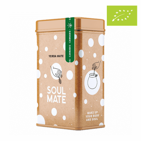 32 x Yerbera - Plechovka Soul Mate Organica Cannabis (bio) 0,5 kg