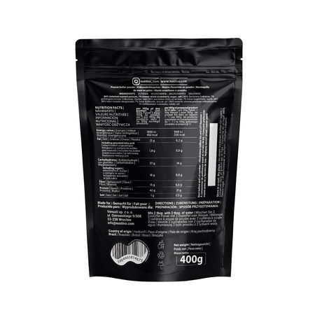 50 x Nustino - Mantequilla de Cacahuete en Polvo - Fresa 400g