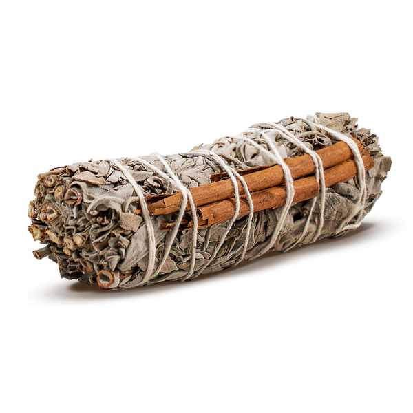 Salvia Blanca con Canela – Incienso 20-30 g (manojo)