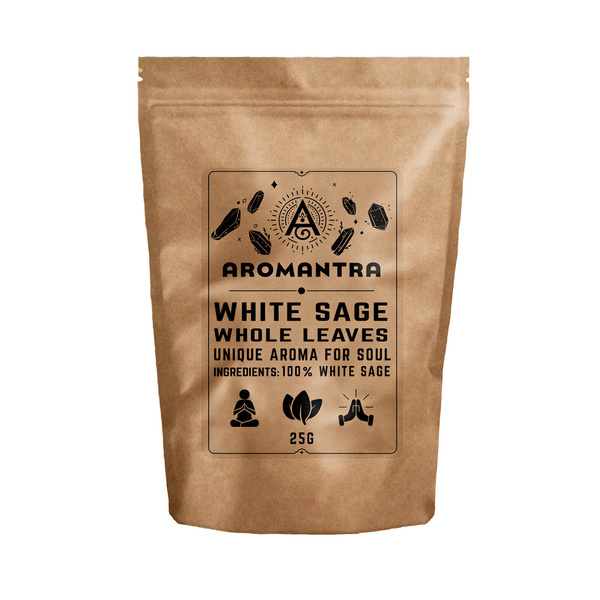 Sauge Blanche – feuilles entières 25 g