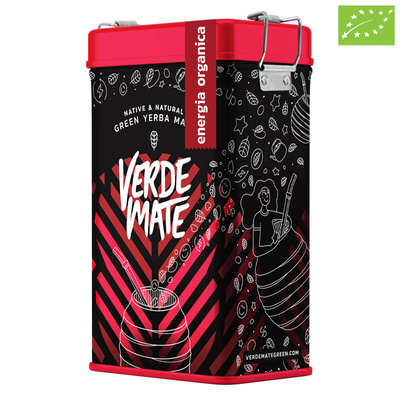 Yerbera – Metalldose + Verde Mate Green Energia Organica 0,5 kg