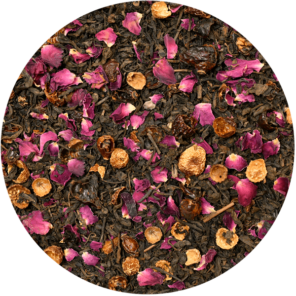 Mary Rose - Pu-erh Rosa tea in tin can - 50 g