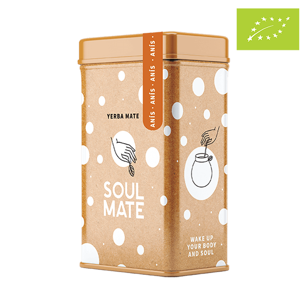 Yerbera – Boîte en métal + Soul Mate Orgánica Anís 0,5 kg