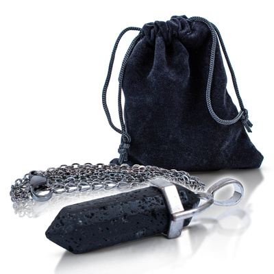 Pendant with Lava Stone