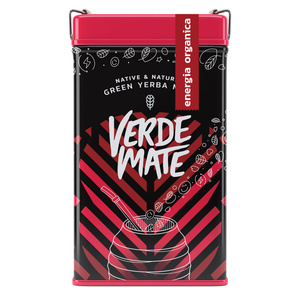 32 x Yerbera - Lata de Verde Mate Organica Energia Guarana 0.5kg