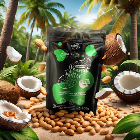 50 x Nustino - Masło Orzechowe w Proszku - Kokos 400g