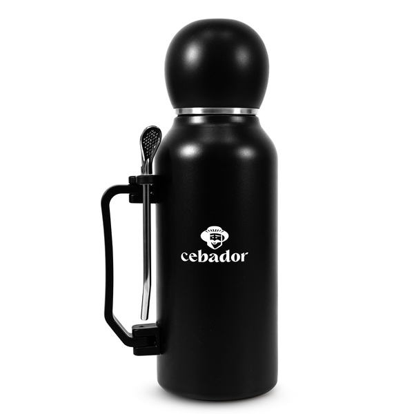 24 x YerbaGo – Thermos with Mate Gourd and Bombilla 1.3 L – black