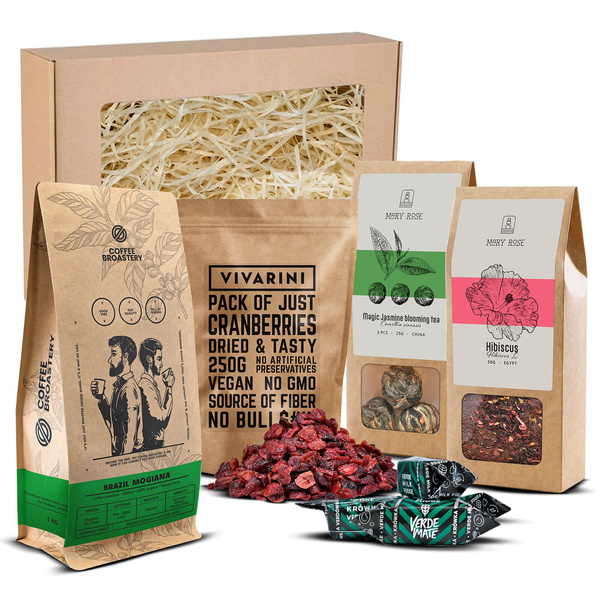 Dárková sada s kávou Coffee Broastery a čajem Mary Rose