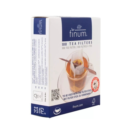 12 x Paper tea filters (100 pieces) with stick