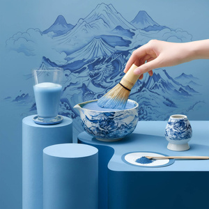 Matchawan Dragon – Bol en céramique pour matcha avec bec verseur