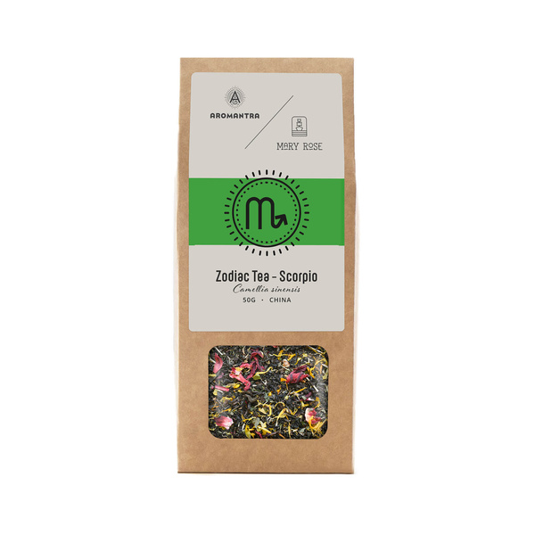 Aromantra x Mary Rose – Sternzeichen-Tee – Skorpion (schwarzer Tee) 50 g