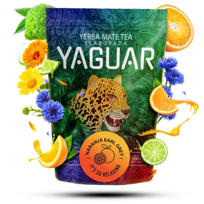 40 x Yaguar Naranja Earl Grey 0,5kg