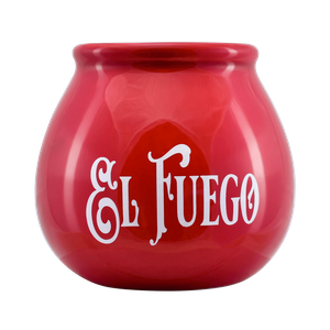 Keramická kalabasa s logem El Fuego (červená) 300ml