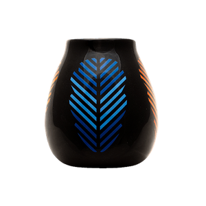 36 x Samba Zucca di mate in ceramica - 350 ml