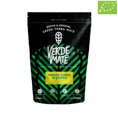 40 x Verde Mate Green Organica Menta Limon 0.4kg