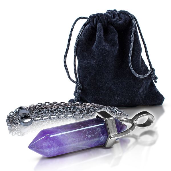 Pendant with amethyst