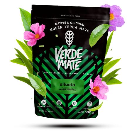 35 x Verde Mate Silueta 0,5kg